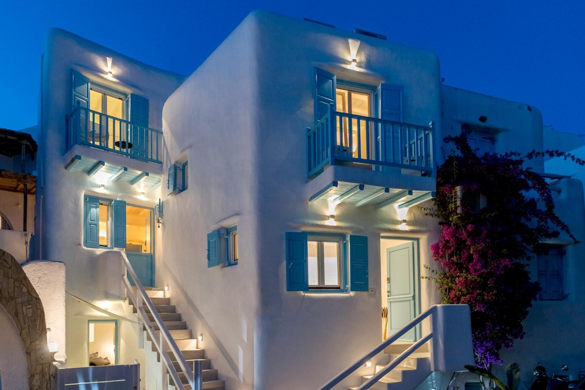 Mykonian Mews Luxury Suites Psarrou Extérieur photo